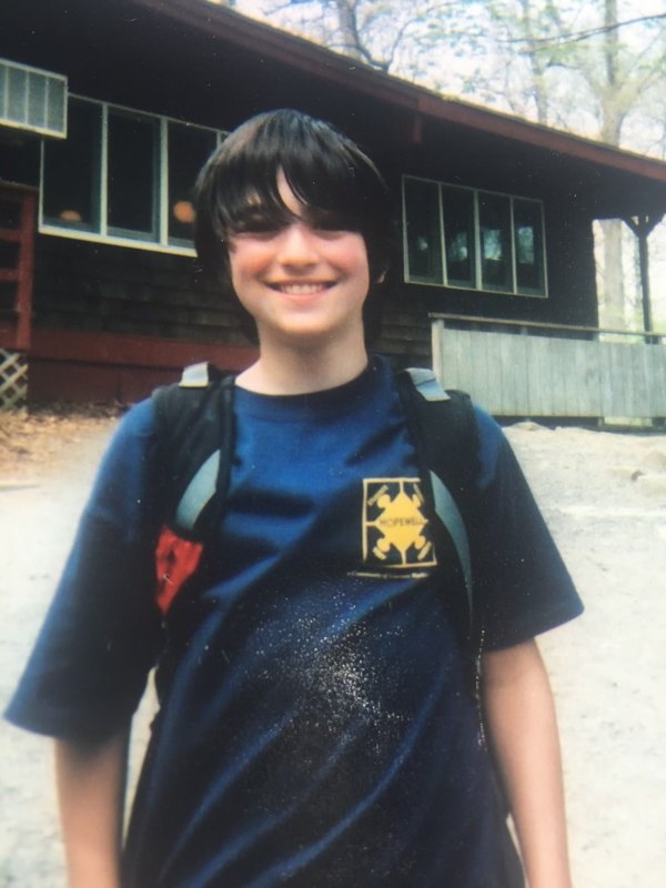 Arban in fifth grade at Nature’s Classroom in 2008